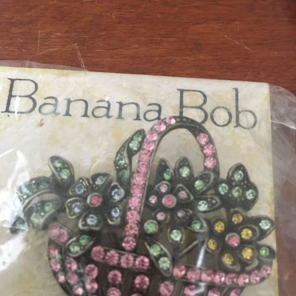 Banana bob. Brooch