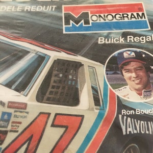 valvoline stock car model car kit Ron Bouchard Buick regal