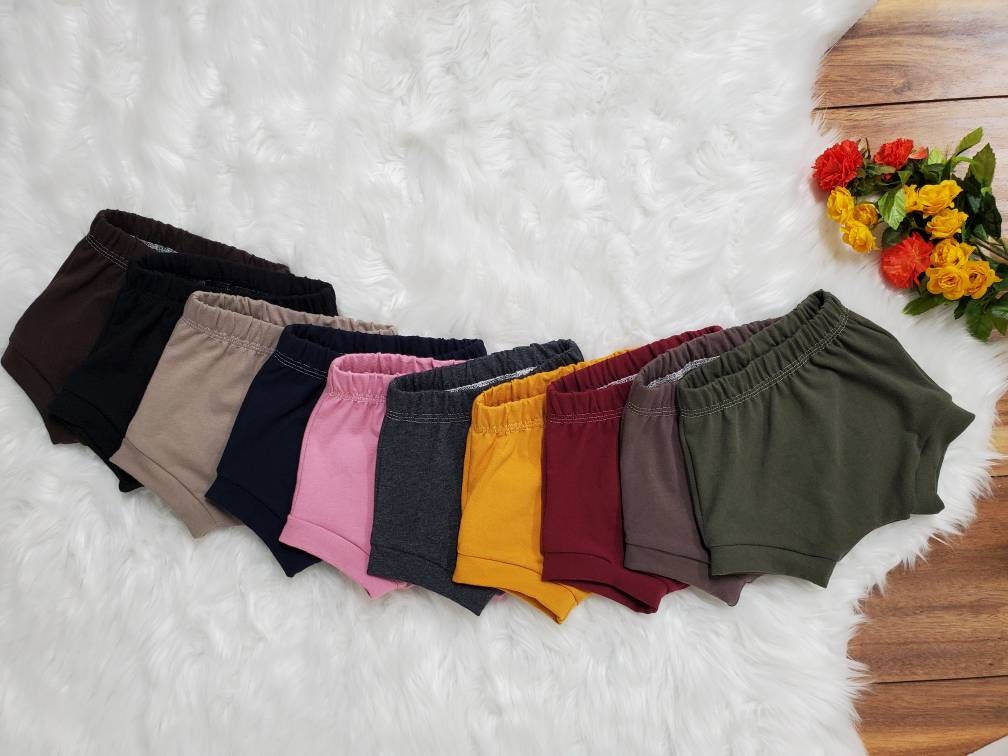 Toddler shorts baby boy bloomers baby shorts  neutral earthy color cl…