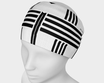 Schwarz-Weiß M Headband