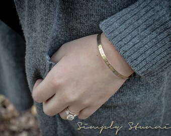 Custom Gold fill Bracelet Personalized bar Bracelet,Custom Quote,engagement gift Personalized Bracelet Custom Bracelet Custom Phrase