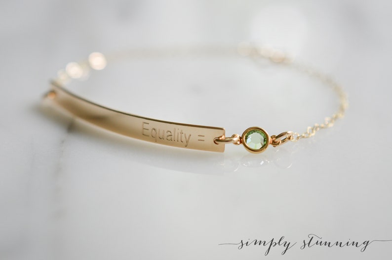 Custom Gold fill Bracelet Personalized bar Bracelet,Custom Quote,engagement gift Personalized Bracelet Custom Bracelet Custom Phrase