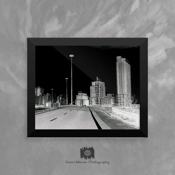 Items similar to Framed Art Poster Toronto City Art Poster Framed Decor