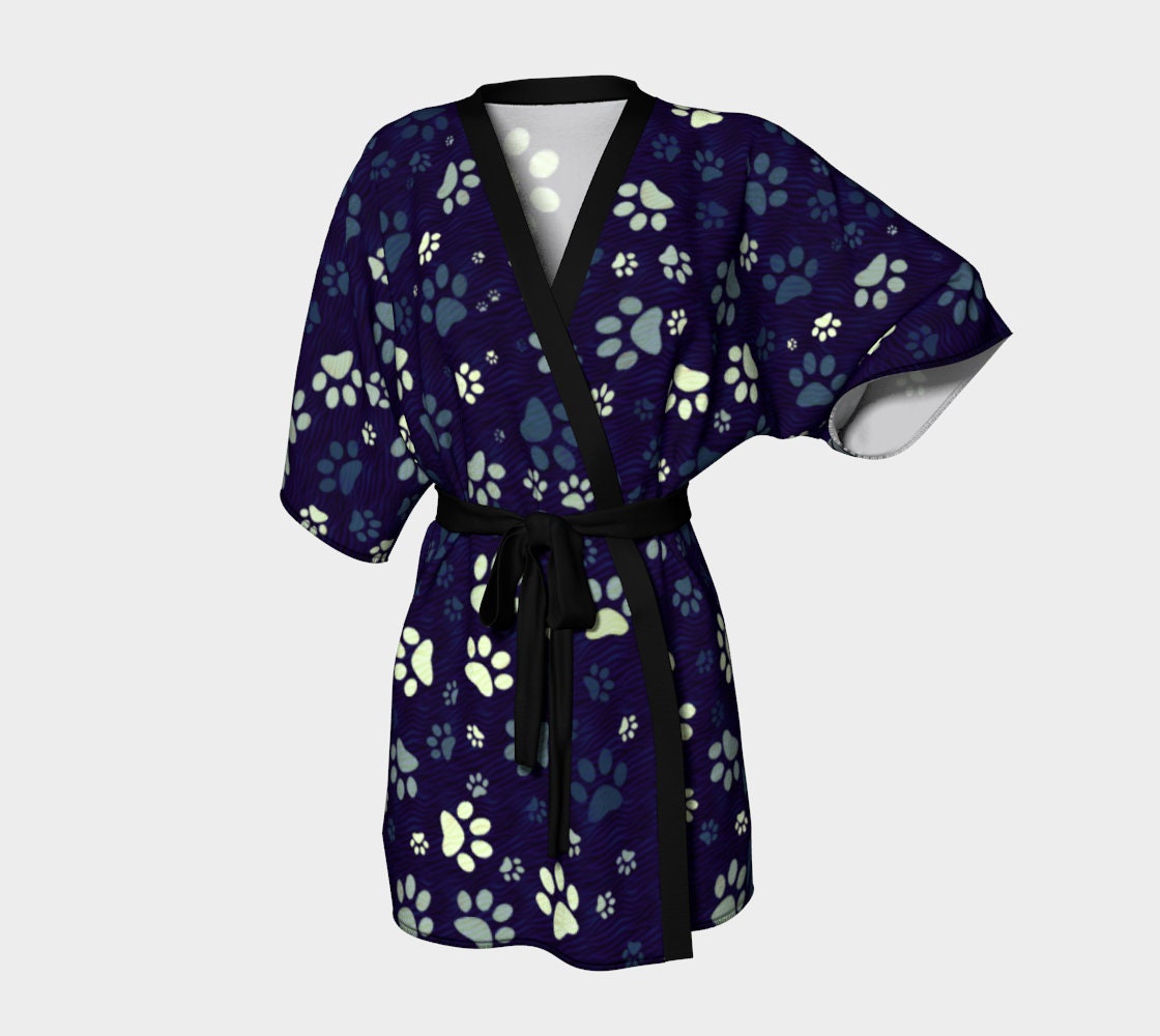 Paw print robe Clearance
