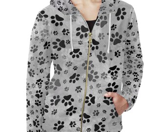 paw print jacket