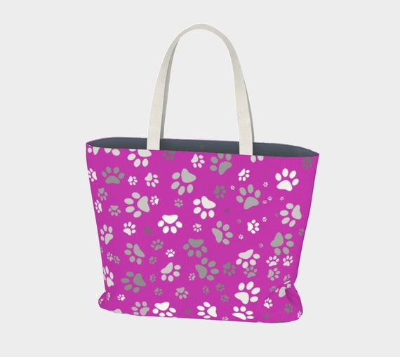 Paw Print Tote Bag - Large