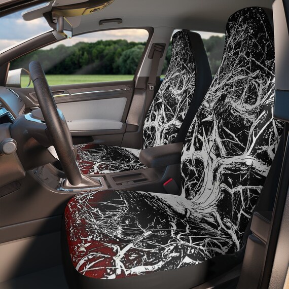 Tree Car Seat Covers, Front Seat Covers, Tree Artwork Print
