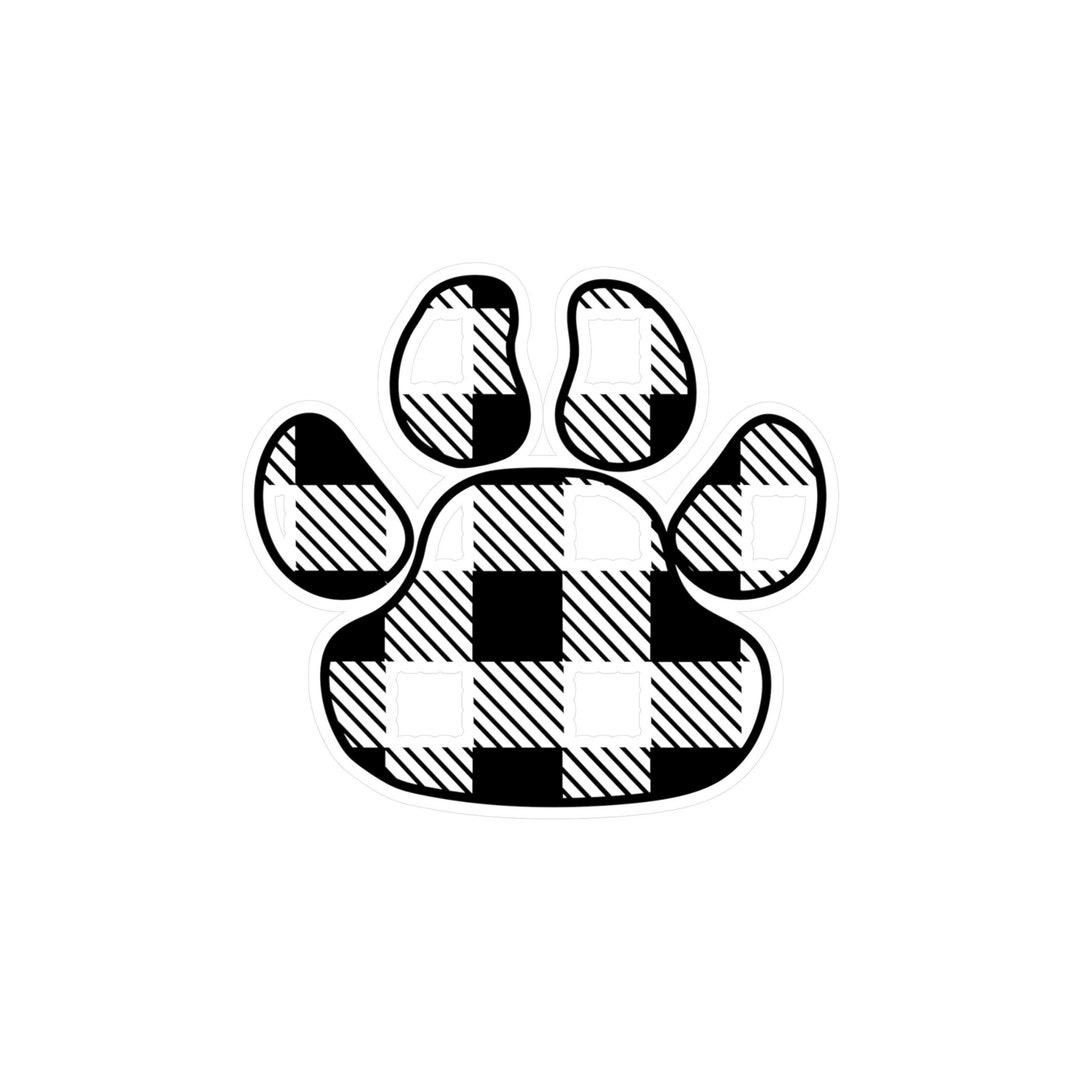 Paw Print Decal Dog Paw Vinyl Decals Etsy