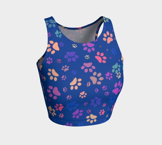 fitted workout crop top