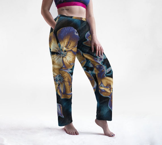 Flower Art Lounge Pants for Women 