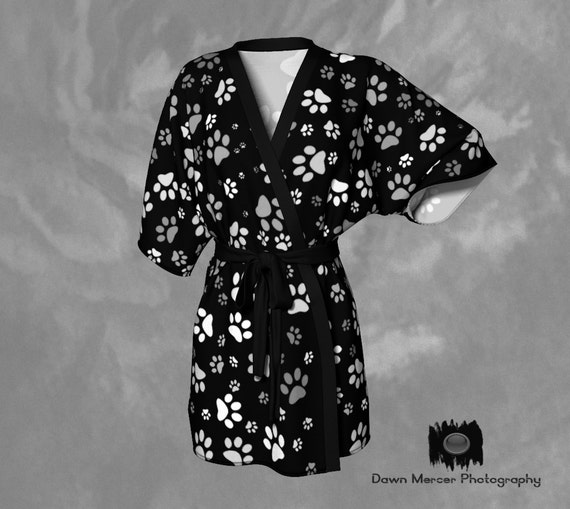 Paw print robe Clearance