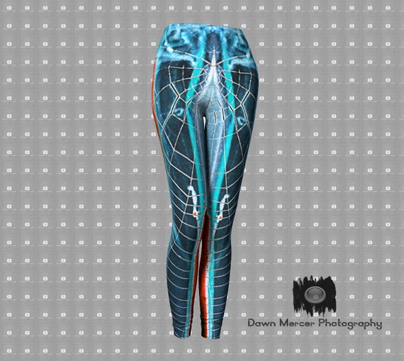 Funky Art Leggings | Abstract Leggings | Cool Yoga Tights | Custom Printed | Artist Designed