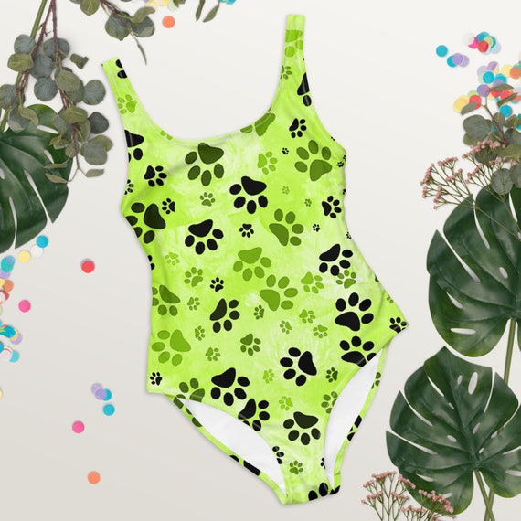 Ertyz Dog Lover Dog Pawprint One Piece Swimsuit for Girl Childrens Bathing Suit Ertyz Dog Lover Dog Pawprint One Piece Swimsuit for Girl Childrens Bathing Suit