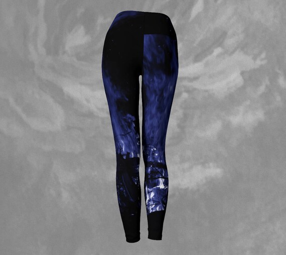 blue flame leggings