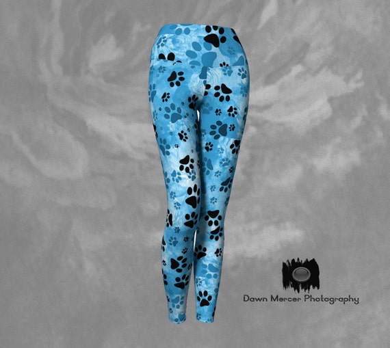 paw print yoga pants