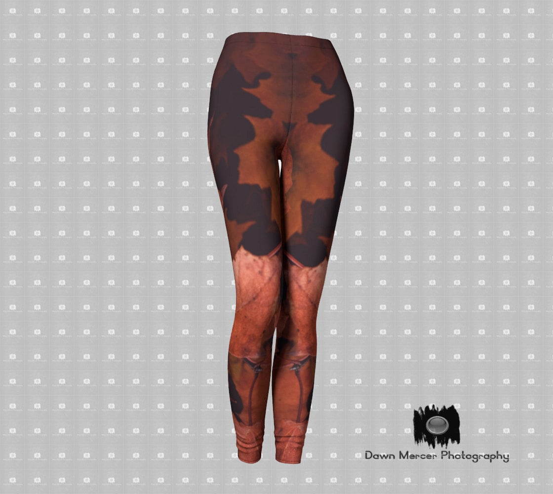 Autumn Art Leggings Womens Unique 