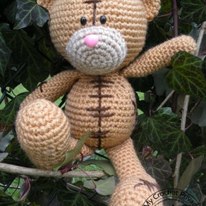 Crochet pattern - Huggy the Teddy Bear (brown)