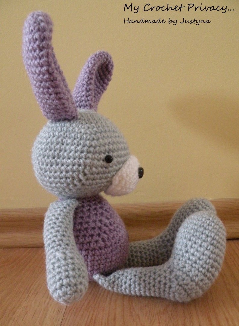 Crochet Pattern - Floppy the Bunny - Etsy