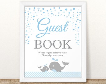 Whale Guest Book Etsy Whale Guest Book Etsy