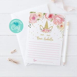 Printable Unicorn Time Capsule First Birthday Girl Time | Etsy