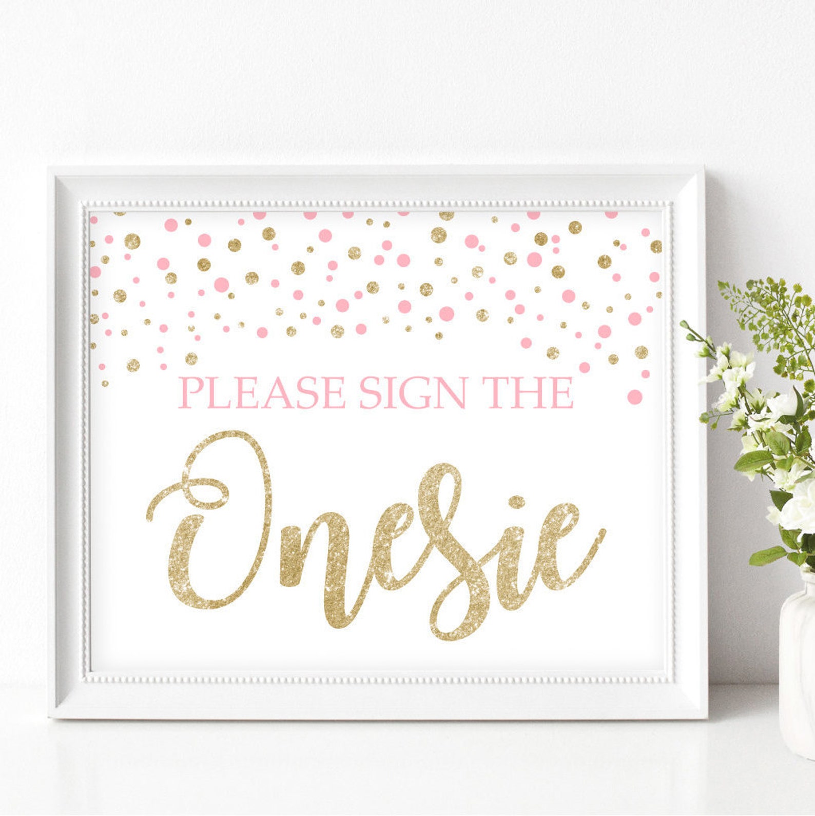 Printable Please Sign the Onesie Table Sign Baby Shower | Etsy