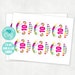 EDITABLE Printable Paint Chips Stack Label Template, Chips Can and Lid ...