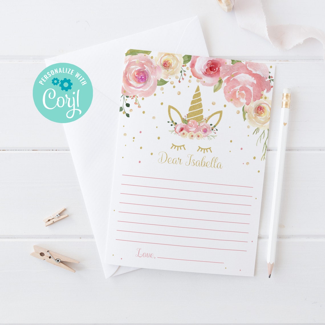 Printable Unicorn Time Capsule First Birthday Girl Time - Etsy