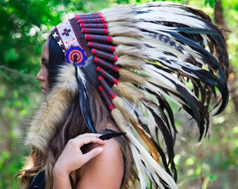 Indian Headdress Replica 75cm Chief 