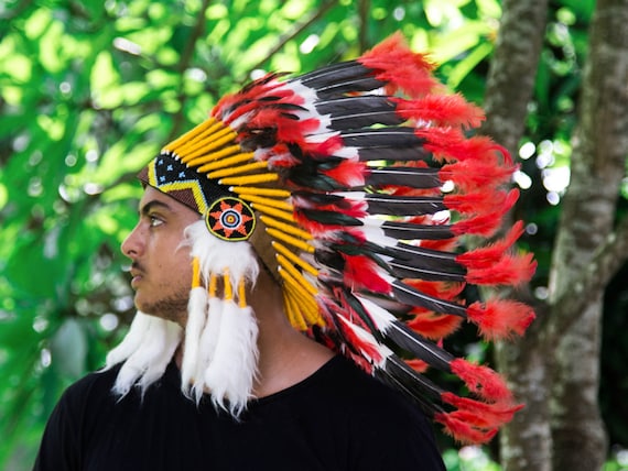 Indian Headdress Replica 75cm Chief 
