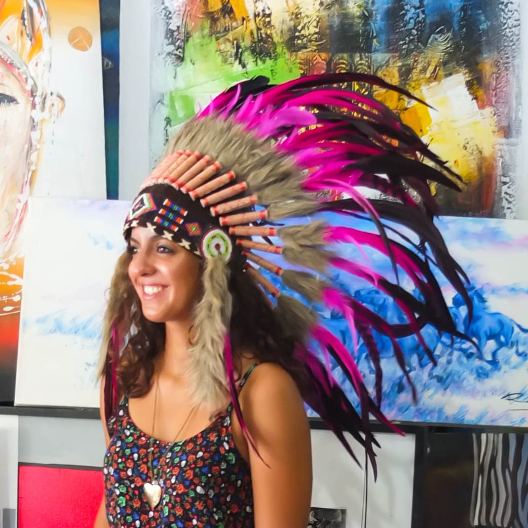 Indian Headdress Replica 75cm Chief 