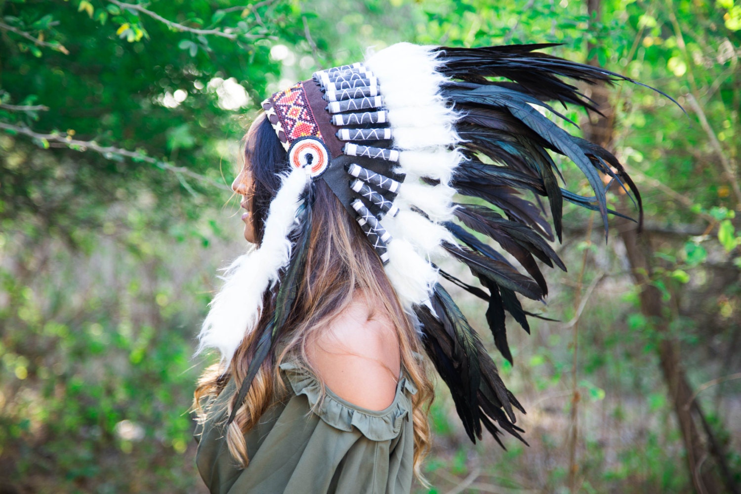 Indian Headdress Replica 75cm Chief 