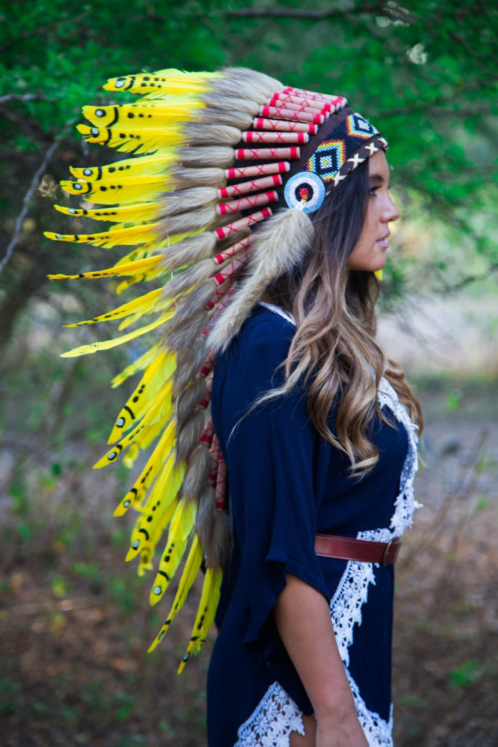 Indian Headdress Replica 90cm Chief 