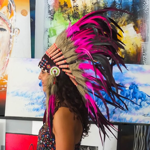Indian Headdress Replica 75cm Chief 