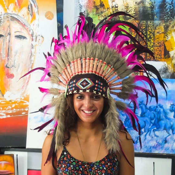 Indian Headdress Replica 75cm Chief 