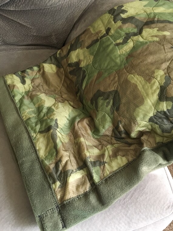 camouflage baby blanket