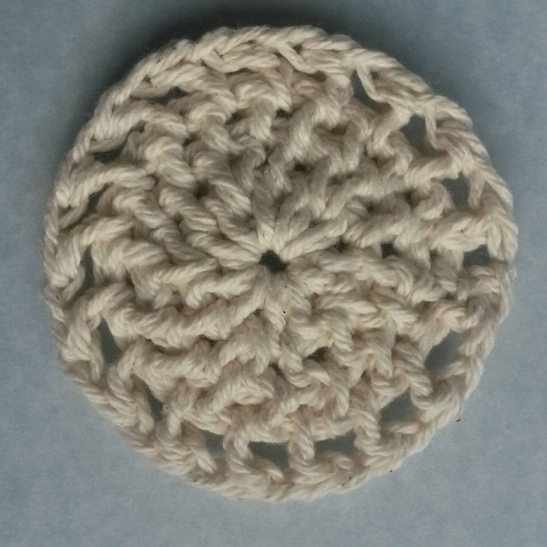 Cream Crochet Cotton Rounds Reusable Cotton Rounds Crochet Etsy