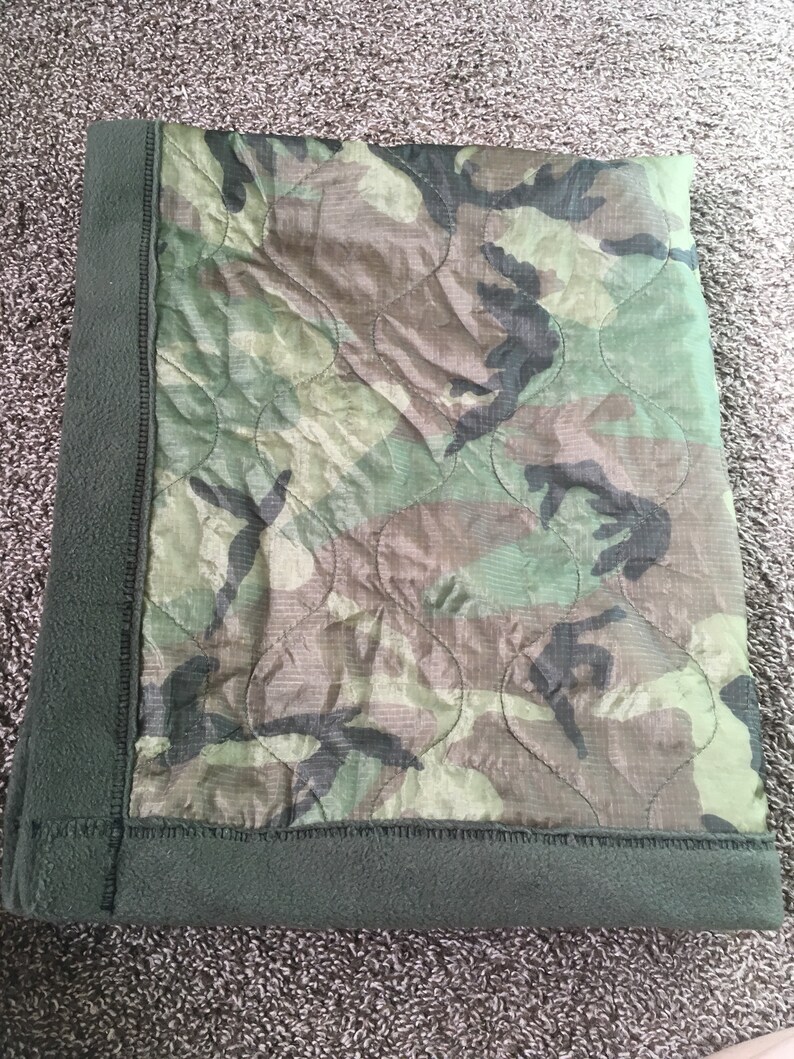 Army Woobie Baby Blanket Military Blanket Baby Blanket Etsy UK