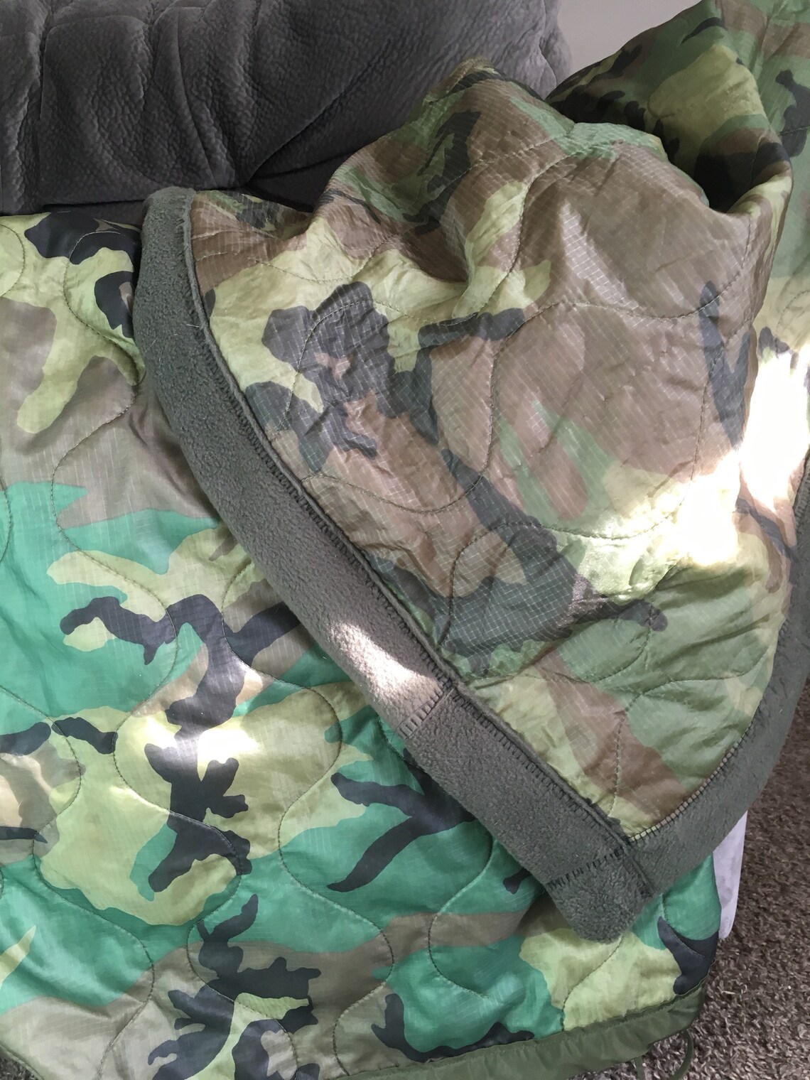 Army Woobie Baby Blanket Military Blanket Baby Blanket Etsy