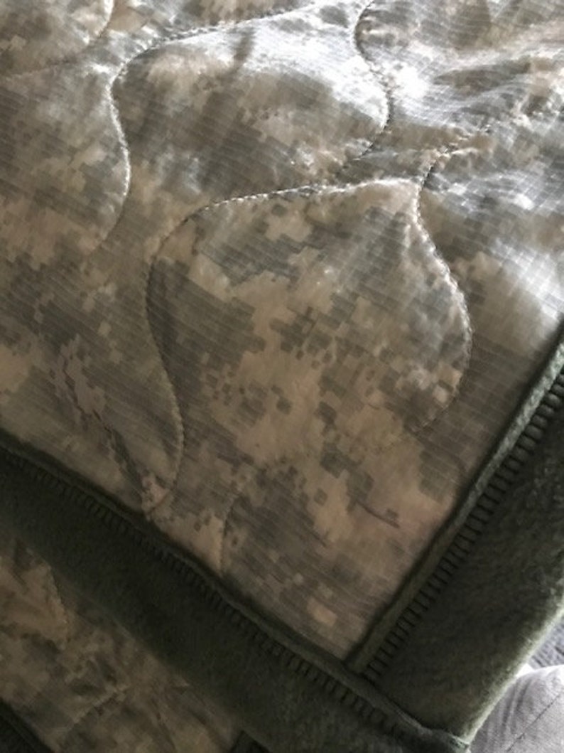 Army Woobie Baby Blanket Military Blanket Baby Blanket Etsy