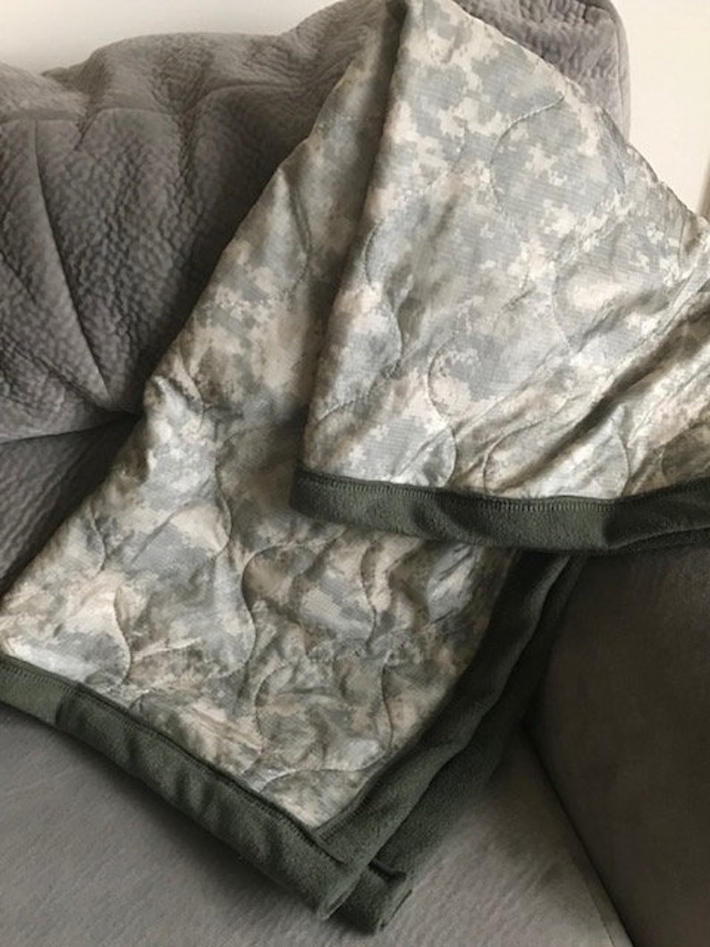 Army Woobie Baby Blanket Military Blanket Baby Blanket Etsy
