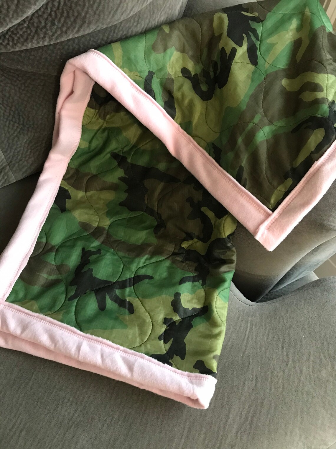 Army Woobie Baby Blanket Military Blanket Baby Blanket Etsy UK