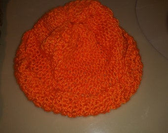 Orange Bucket Boho Hat