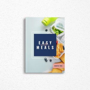 Easy Prep 4 Week Meal Plan - Month 2