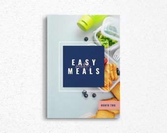 Easy Prep 4 Week Meal Plan - Month 2