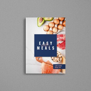Easy Prep 4 Week Meal Plan - Low Carb High Fat