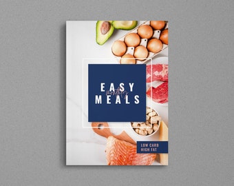 Easy Prep 4 Week Meal Plan - Low Carb High Fat