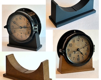 Chelsea Navy Bakelite 6" ships clock base