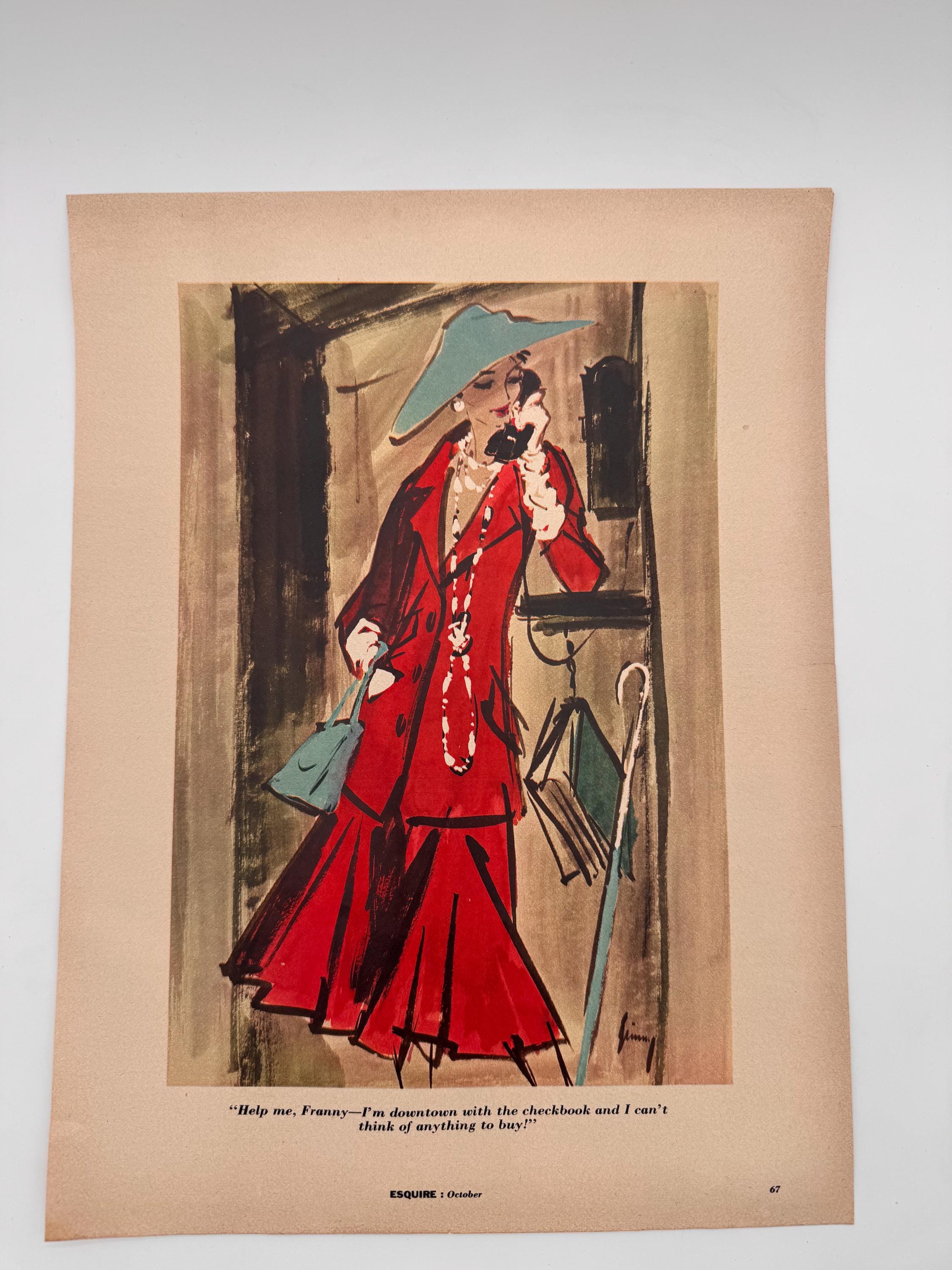Vintage Esquire 1955 Magazine - Etsy
