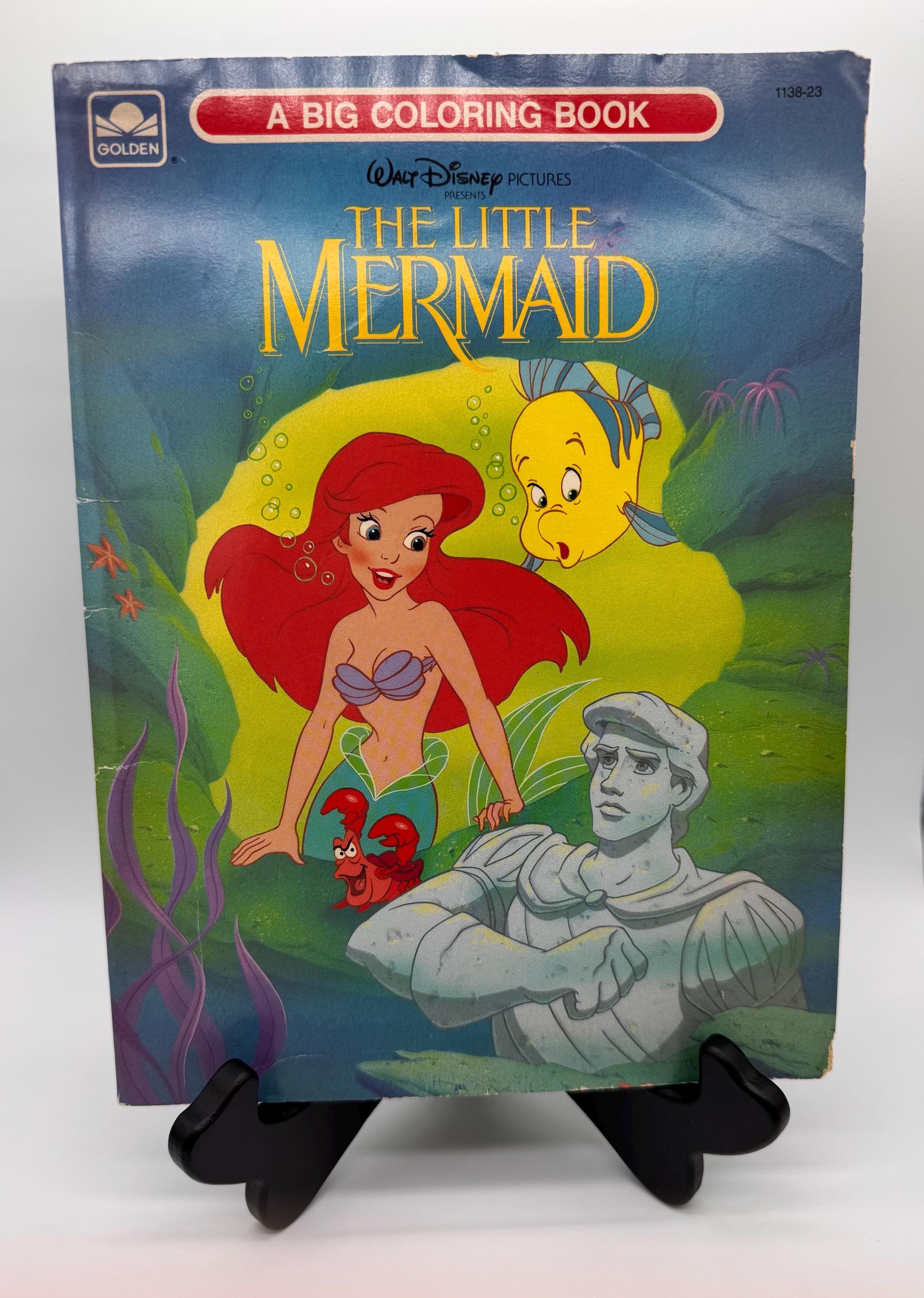 The Little Mermaid 1989 Book Ariel - Etsy