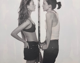 Original 1994 CK1 Poster / Advertisement with Kate Moss